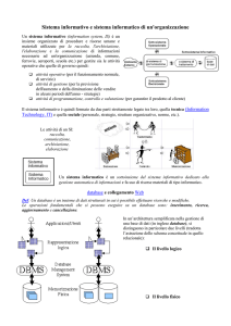 database e collegamento Web - Home della prof. Paola Biasotti