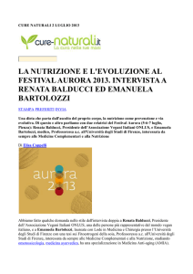 Cure Naturali - Aurora Festival