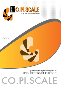 Catalogo Co.Pi. Scale Catalogo Scale in legno