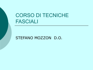 corso di tecniche fasciali - Nuova Scuola di Osteopatia Treviso