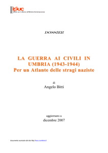 La guerra ai civili in Umbria (1943-1944). Per un Atlante delle