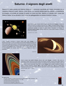 Saturno: il signore degli anelli