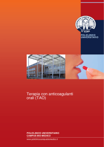 Terapia con anticoagulanti orali (TAO)
