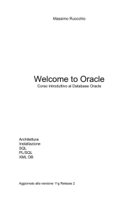 Libro Welcome to Oracle