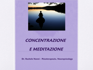 Meditazione e Benessere