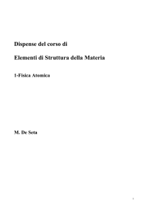 L`equazione di Schroedinger per gli atomi idrogenoidi