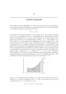 3 Calcolo Integrale