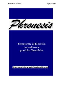 Phronesis - Associazione Italiana per la Consulenza Filosofica