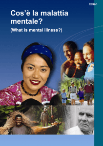 Cos`è la malattia mentale? - Multicultural Mental Health Australia