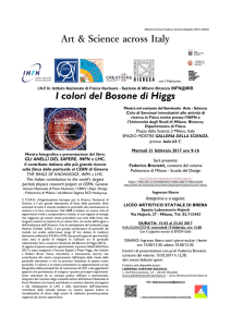 I colori del Bosone di Higgs - Liceo artistico statale di Brera