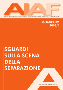 sguardi sulla scena della separazione