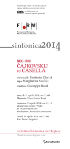 scarica il programma di sala - Orchestra Filarmonica Marchigiana