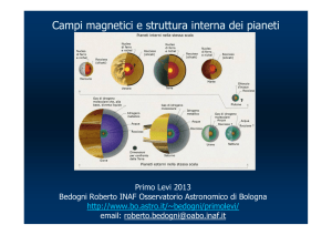 Campi magnetici e struttura interna dei pianeti - INAF-OABO