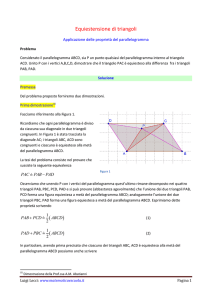 Equiestensione di triangoli