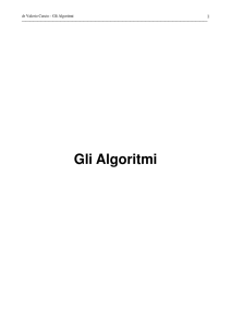 Gli Algoritmi - Valerio Curcio