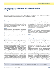Asenapina - Journal of Psychopathology