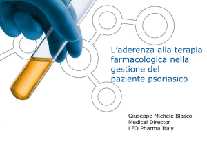 L`aderenza alla terapia farmacologica nella gestione del