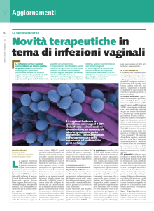 Novità terapeutiche in tema di infezioni vaginali