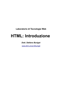 HTML: Introduzione - Server users.dimi.uniud.it