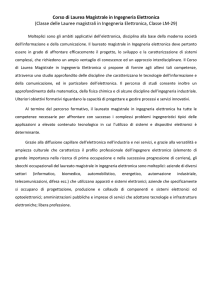 Descrizione del percorso formativo