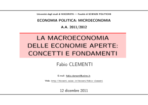 31 - La macroeconomia delle economie aperte: concetti e fondamenti