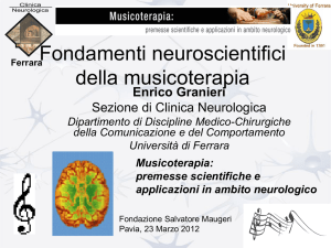 Fondamenti neuroscientifici della musicoterapia