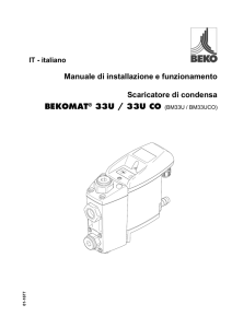 IT - italiano Manuale di installazione e funzionamento Scaricatore di