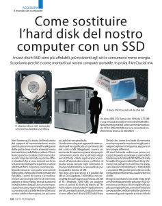 Come sostituire l`hard disk del nostro computer con un SSD
