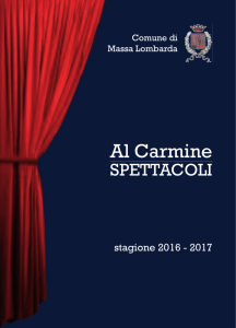 Al Carmine libretto.indd - Comune di Massa Lombarda