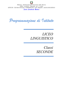 classe seconda linguistico