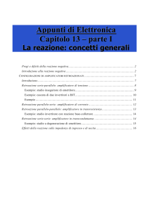 Appunti di Elettronica Capitolo 13 – parte I