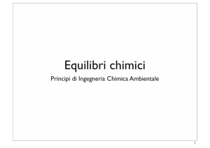 Equilibri chimici - Polymer Technology Group