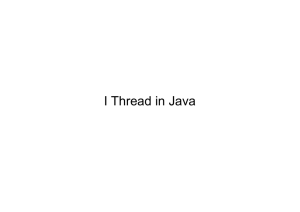 I Thread in Java