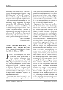 germanisti e storici della filosofia, vale a dire il concetto di