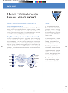 F-Secure Protection Service for Business - versione standard
