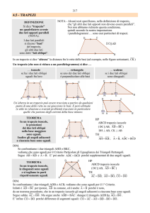 Geometria. Cap. 4 - Luoghi geometrici, quadrilateri particolari