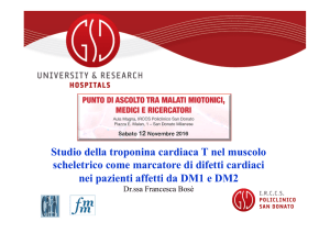 Progetto Troponina Cardiaca - Fondazione Malattie Miotoniche
