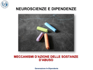 1.4 Neuroscienze e dipendenze