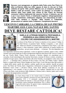 Volantino perché San Pietro Martire resti cattolica - PDF