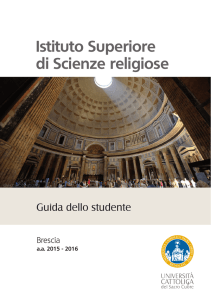 Guida dello studente a.a. 2015/2016 - Università Cattolica del Sacro