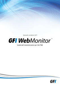 Manuale prodotto GFI Guida dell`amministratore per