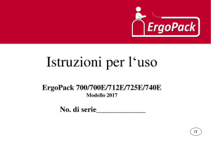 ErgoPack 700/700E/712E/725E/740E "Italiano"