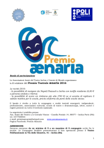 Premio Teatrale ænaria 2016