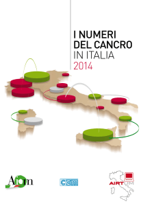 I NUMERI DEL CANCRO IN ITALIA 2014