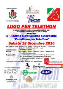 lugo per telethon - Unione dei Comuni della Bassa Romagna