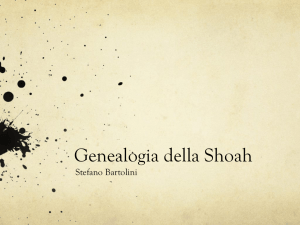 Bartolini Stefano – Genealogia della Shoah