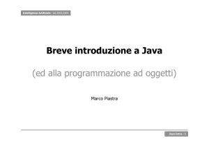 Introduzione a Java, parte prima