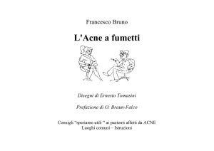 L`acne a fumetti - Prof. Francesco Bruno Dermatologo