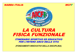 la cultura fisica funzionale