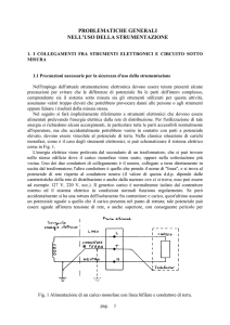 Problemi generali uso strumenti